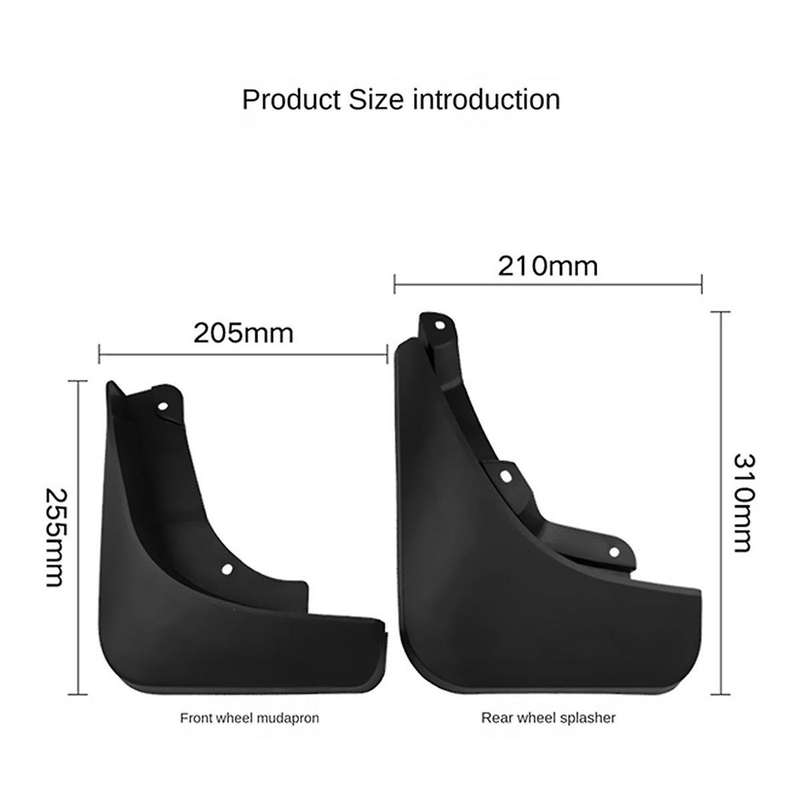 Car Mudguards for 2019-2021 Mud Guard Flap Splash Flaps Mudflapor Accessories