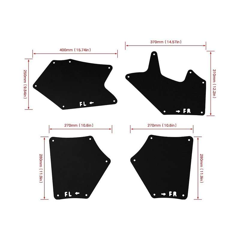 Car Mudguards for 2008-2021 Mud Guard Flap Splash Flaps Mudflaps Accessories