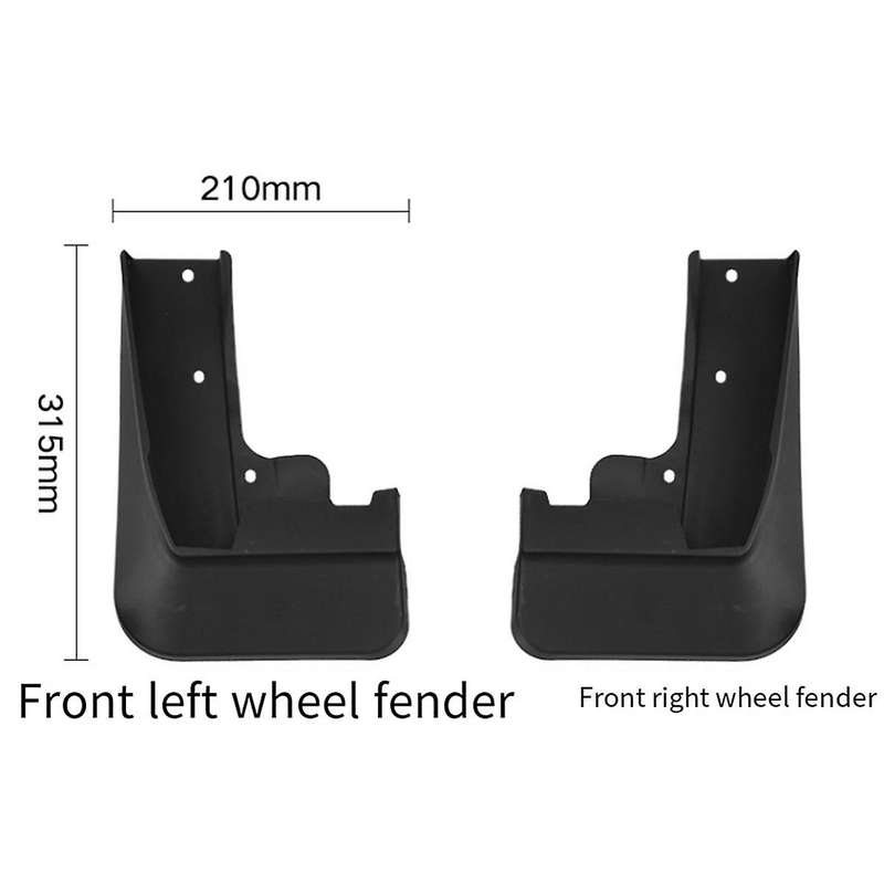 Car Mudguards for 2024 Front Rear Mud Flaps Guards Splash Car Exterior Parts