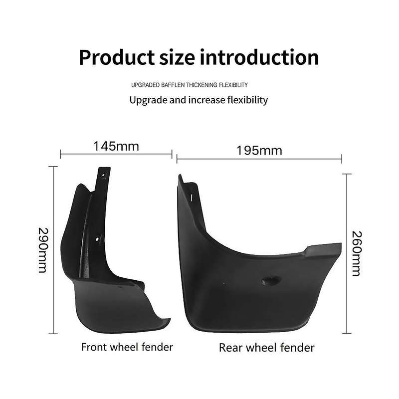 Car Mudguards for Ae140 2007-2013 Guard Flap Splash Flaps Mudflapor Accessories
