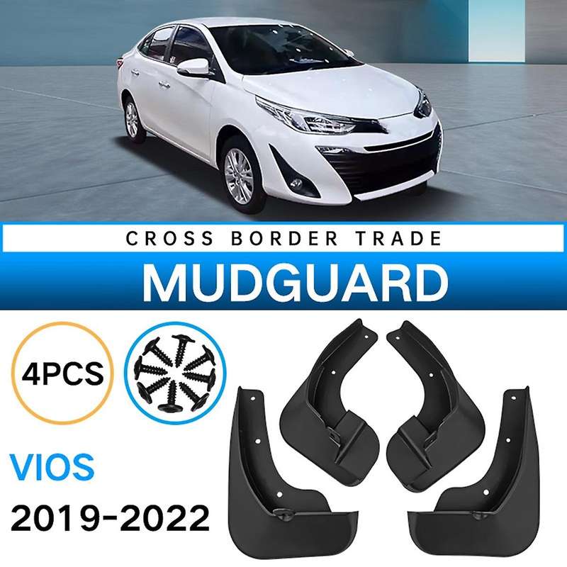 Car Mudguards for Toyota Vios 2019-2022 Fender Mud Guard Flaps