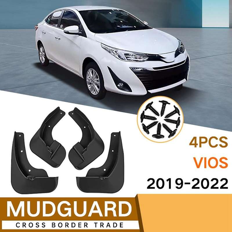 Car Mudguards for Toyota Vios 2019-2022 Fender Mud Guard Flaps