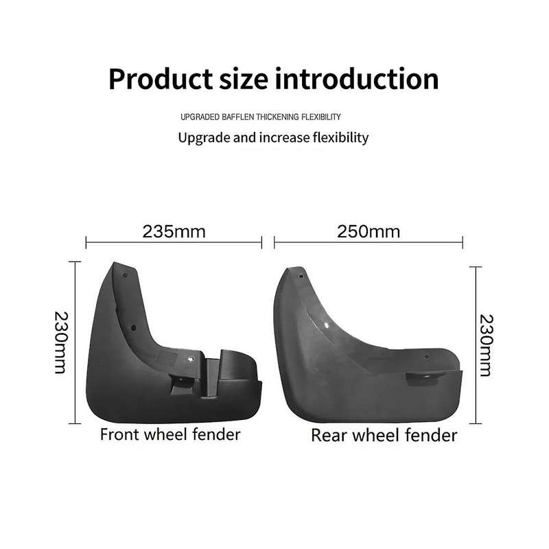 Car Mudguards for Tiggo3 2014-2019 Guard Flap Splash Flaps Mudflapor Accessories
