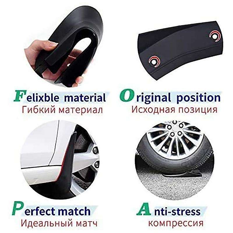 Car Mudguards Front Wheel Fenders Mud Flaps Splash Guards for V Class W447 2016-2020 with Side Skirt