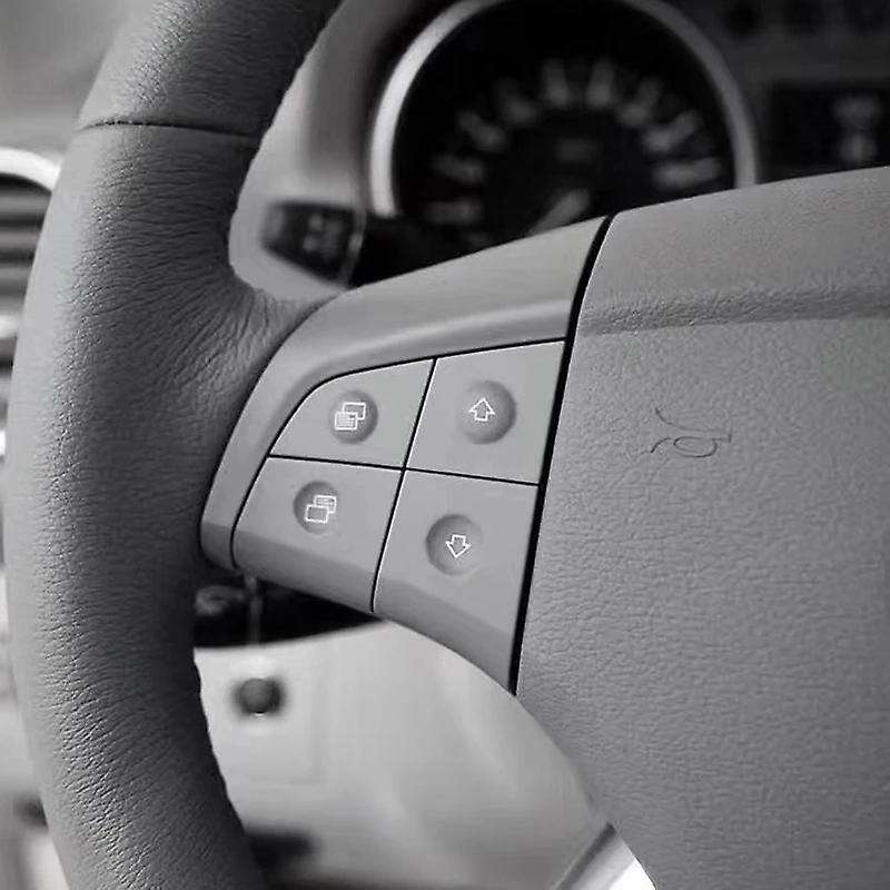 Car Multifunction Audio Steering Wheel Button Cover for - W164 ML 2006-2009 Gray