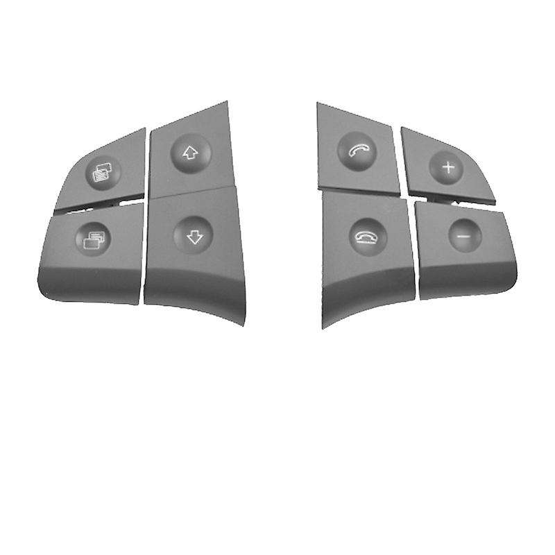 Car Multifunction Audio Steering Wheel Button Cover for - W164 ML 2006-2009 Gray