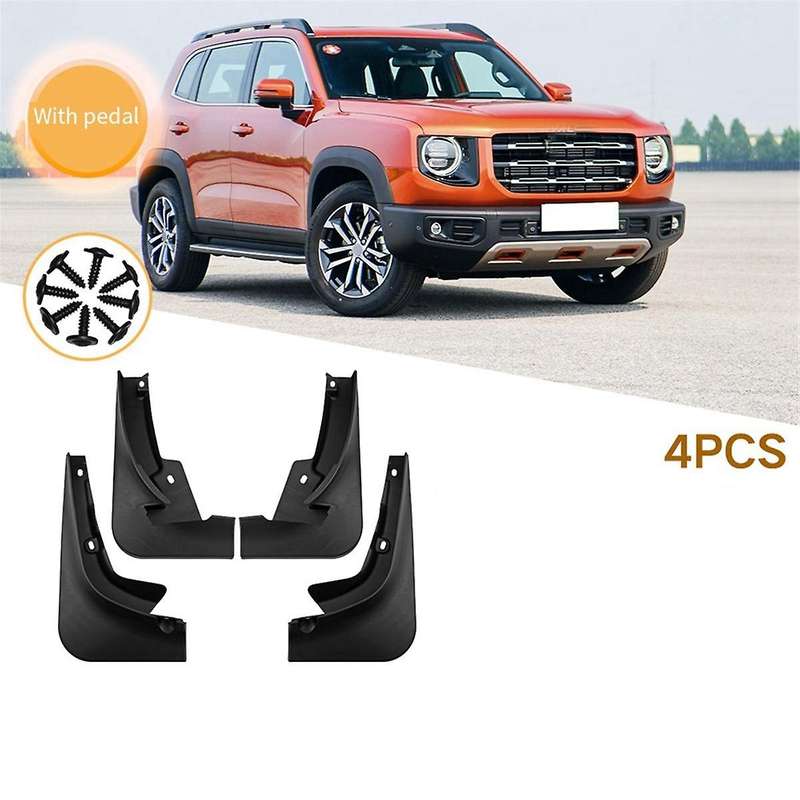Car Mudguards Mud Flap Flaps Splash Guards Protector Cover Trim for Dargo 2021+ with Pedal