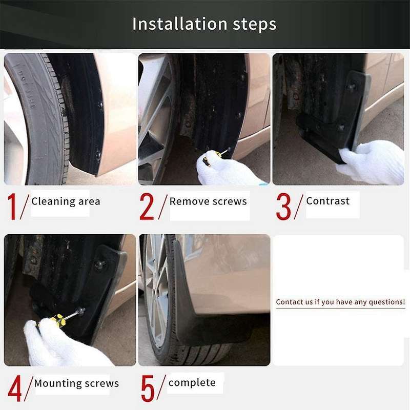 Car Mudguards Splash Guards for G25 G35 Q50 2011-2016 Front Rear Mudguards Wheel Accessories Styling