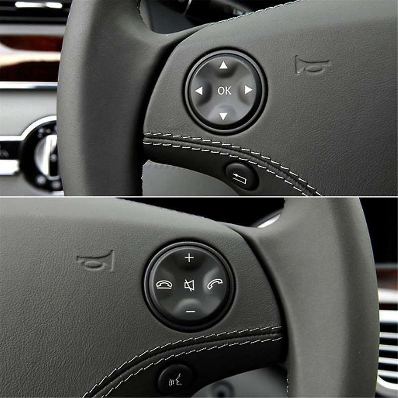 Car Multifunction Steering Wheel Button for S-Class W221 2006-2009 W216 2007-2013 Black Car Accessor