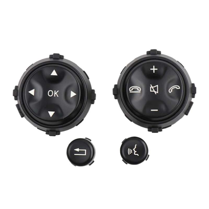 Car Multifunction Steering Wheel Button for S-Class W221 2006-2009 W216 2007-2013 Black Car Accessor