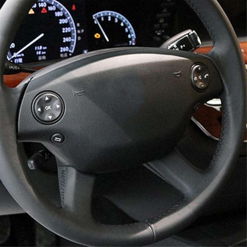 Car Multifunction Steering Wheel Button for S-Class W221 2006-2009 W216 2007-2013 Black Car Accessor