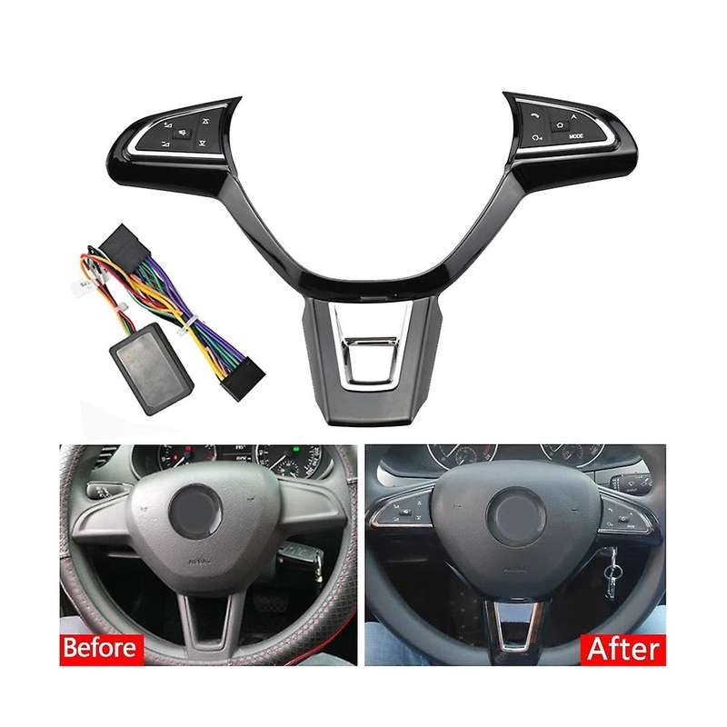 Car Multifunction Steering Wheel Control Button Switch Volume Phone Audio Switch for Superb Rapid
