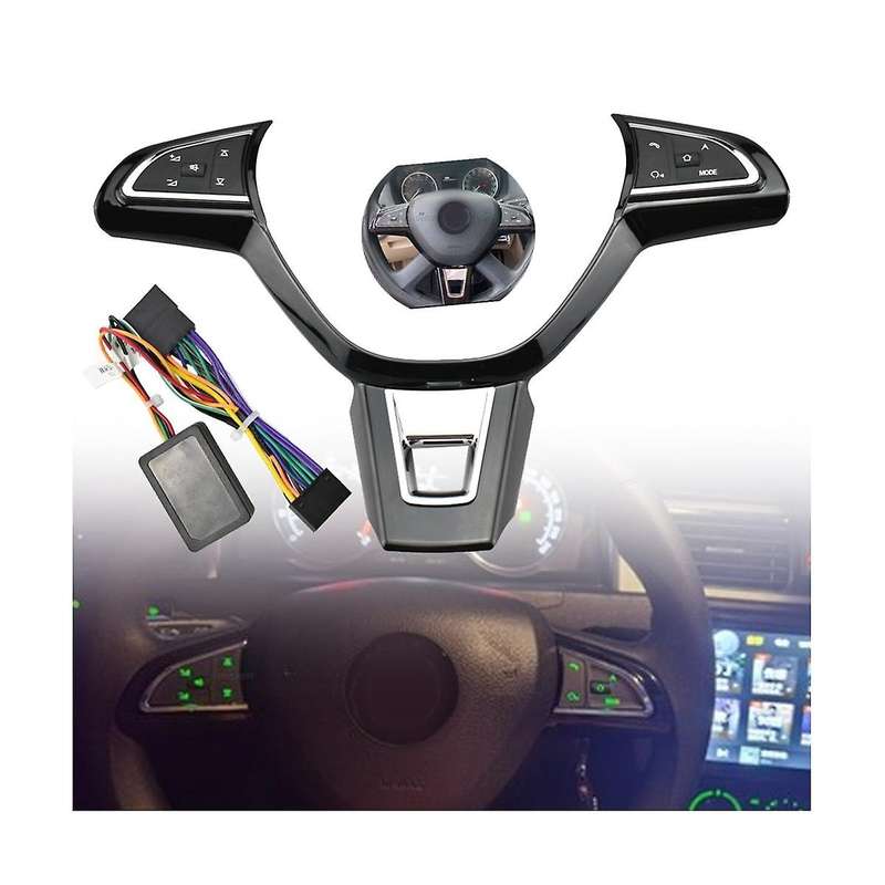 Car Multifunction Steering Wheel Control Button Switch Volume Phone Audio Switch for Superb Rapid