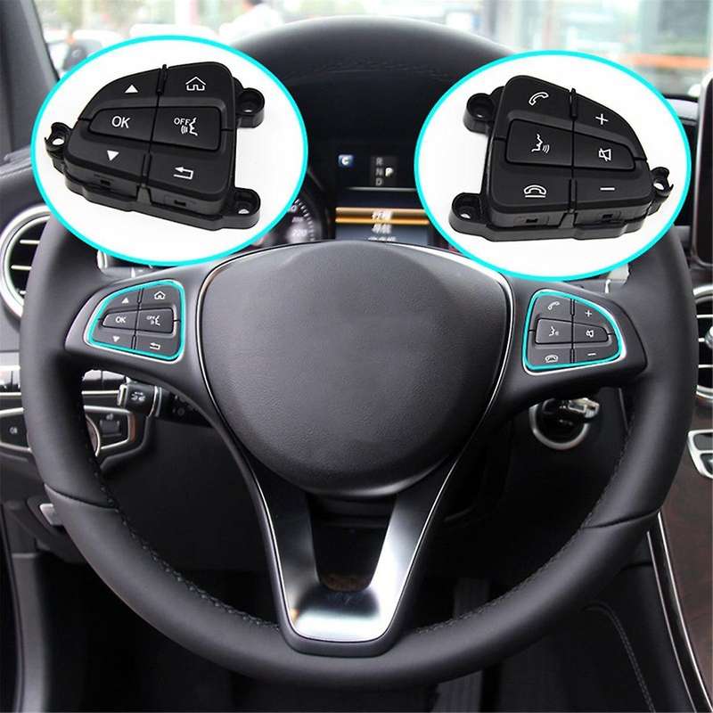 Car MultiFunction Steering Wheel Control Switch Buttons for C GLC Class W205 A0999050200 A0999050300