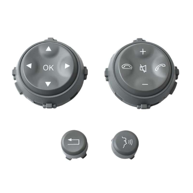 Car Multifunction Steering Wheel Button for W221 S-Class S280 S300 S350 S400 Grey