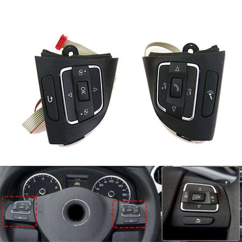 Car Multi-Function Steering Wheel Button Switch MFD for-Golf MK6 MK6 5C0959537A 5C0959538A