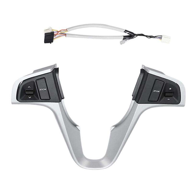 Car Multifunction Steering Wheel Cruise Button Audio Volume Music Control Button without Light for