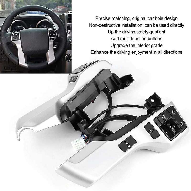 Car Multi-Function Steering Wheel Control Switch for Land Cruiser Prado 2010-2013 84250-60180