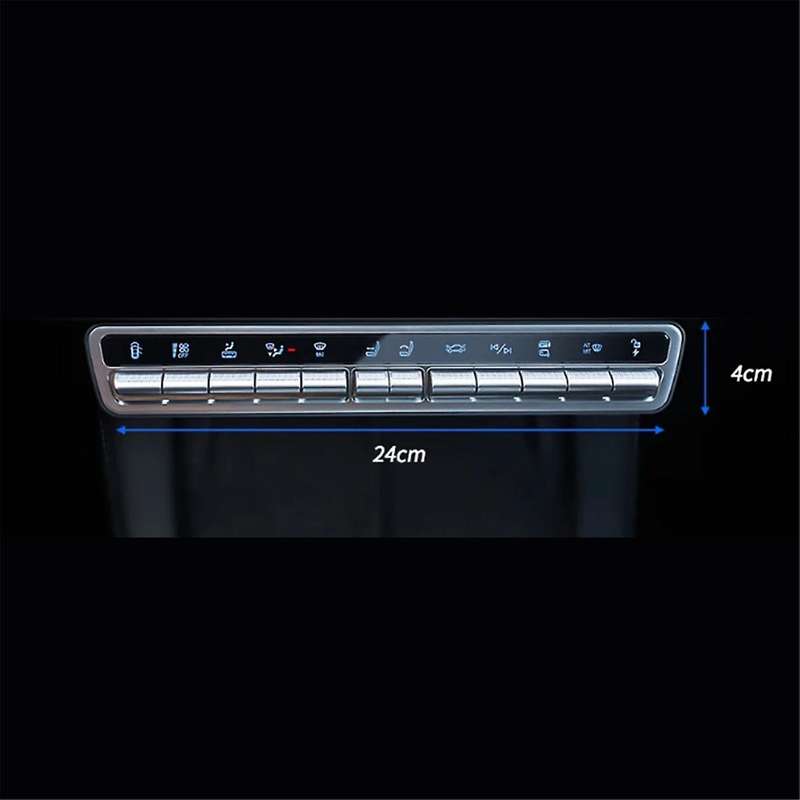 Car Multifunction Under The Central Control Screen Physical Control Button for Model 3 Y 2019-2023 C