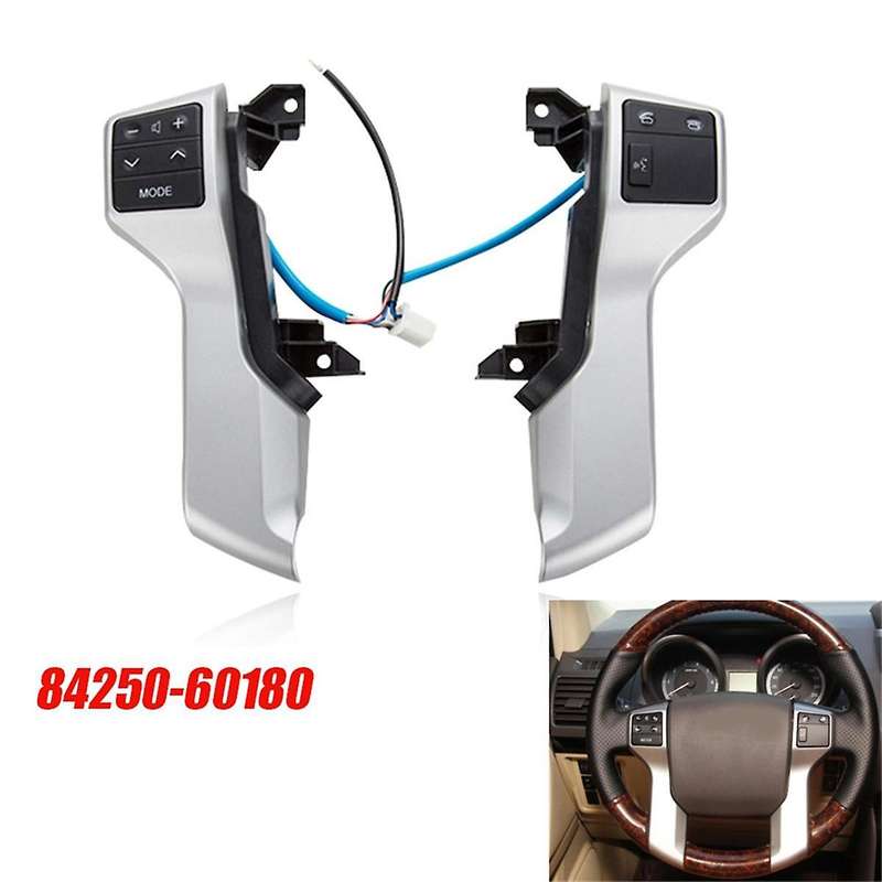 Car Multifunction Steering Wheel Switch Control Cruise Audio Button 84250-60180 for Prado Land Cruis