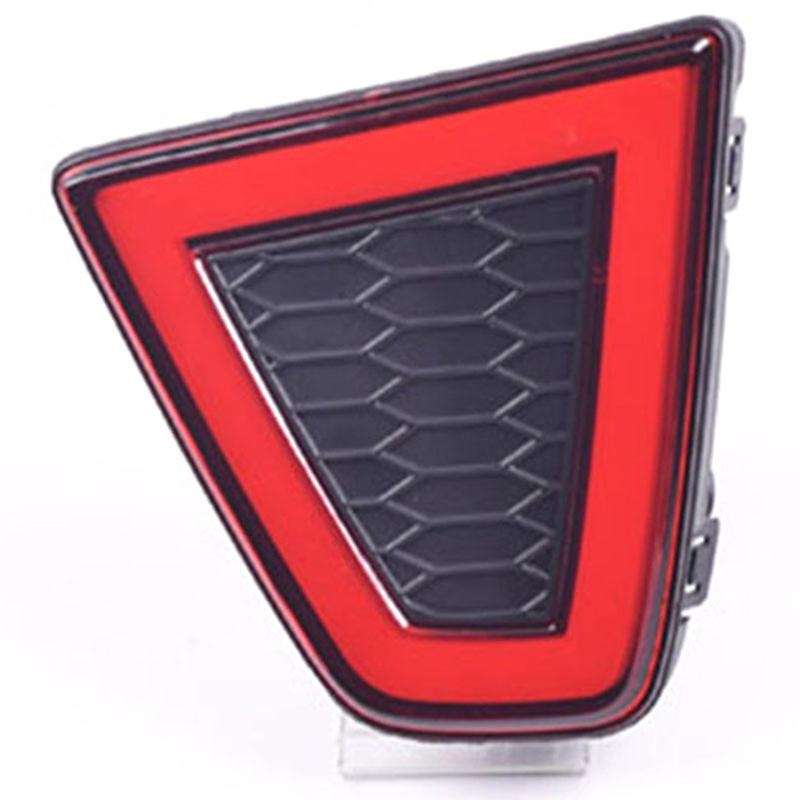 Car Multi-Functions LED Rear Bumper Light Fog Lamp Brake Light Reflector for Fit Jazz 2014 - 2016
