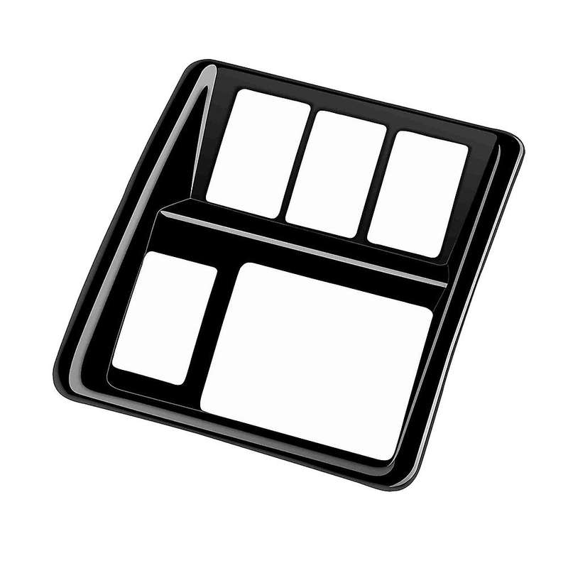Car Multifunctional Button Trim Frame for STEPWGN RP8 Interior Accessories RHD Gloss Black