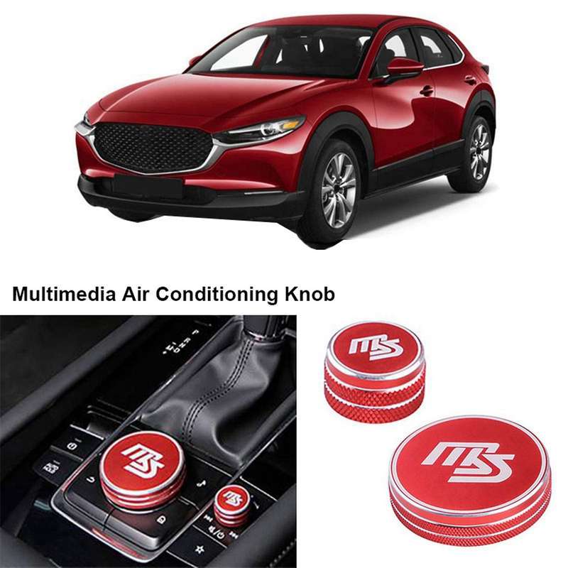 Car Multimedia Air Conditioning Volume Knob Ring for 2019-2021 AC Climate Control Ring Protection Co