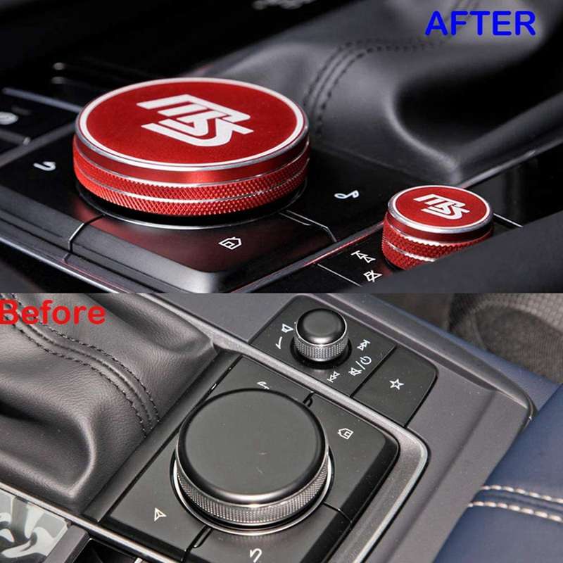 Car Multimedia Air Conditioning Volume Knob Ring for 2019-2021 Ac Climate Control Ring Protection C