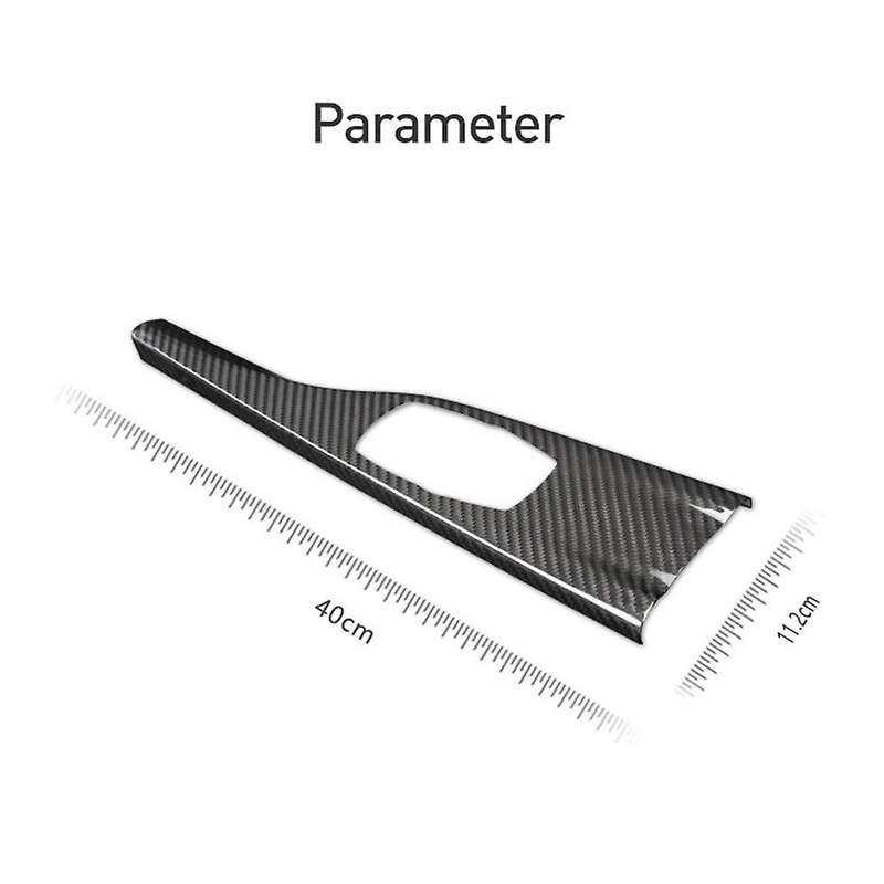 Car Multimedia Panel Cover Trim Real Carbon Fiber Sticker for F30 F31 F34 F32 F36 M3 (RHD)