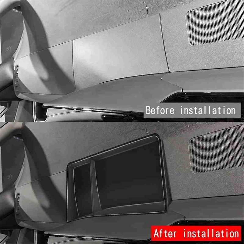 Car Navigation Screen Rear Storage Box Organizer for C28 2023+ Car Interior Accessories