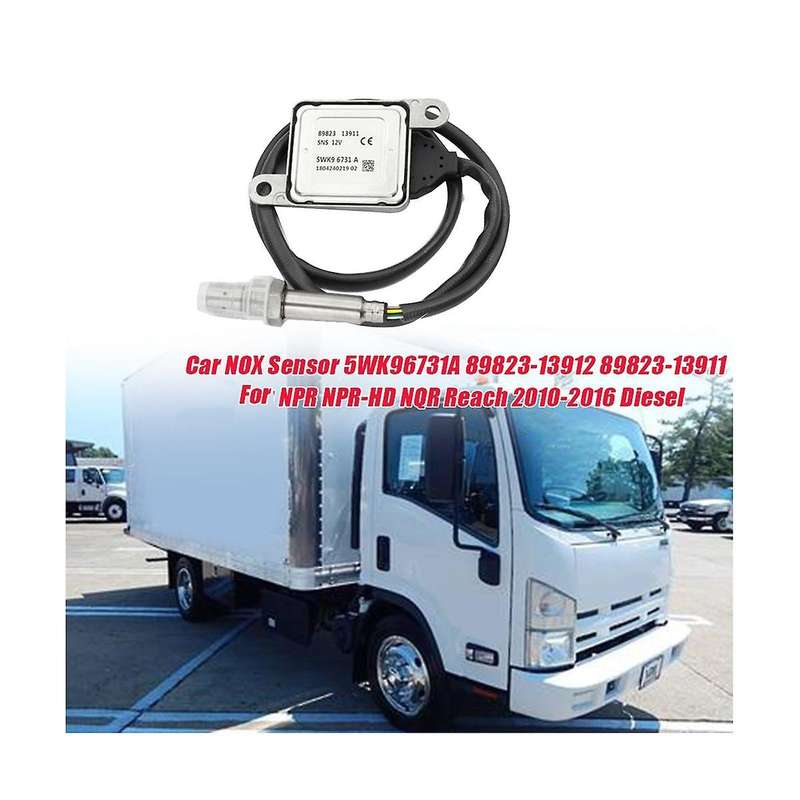 Car NOX Sensor 5WK96731A 89823-13912 89823-13911 for NPR NPR-HD NQR Reach 2010-2016 Nitrogen Oxide