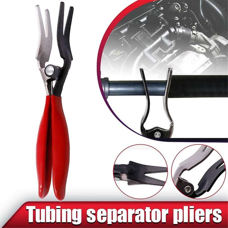 Car Oil Hose Pipe Buckle Removal Tool Oil Pipe Separation Clamp Joint Tightening Pliers Fuel Filter