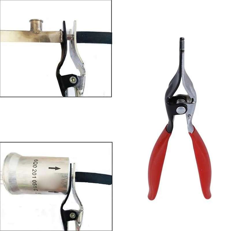 Car Oil Hose Pipe Buckle Removal Tool Oil Pipe Separation Clamp Joint Tightening Pliers Fuel Filter