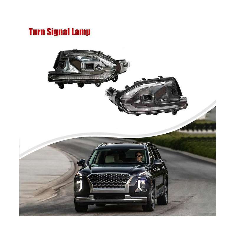 Car Outside Door Mirror Lamp Lh Rh 2p Set Turn Signal Lamp for 2020-2021 87614s8000 87624s8000