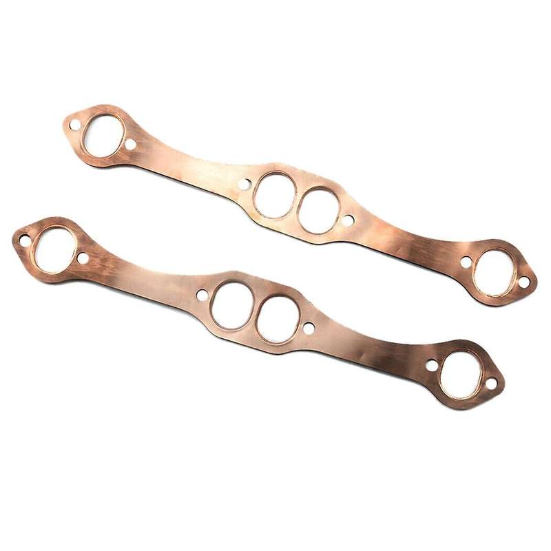 Car Oval Port Copper Exhaust Pipe Gaskets Ph306 for 327 305 383 Engines Gaskets