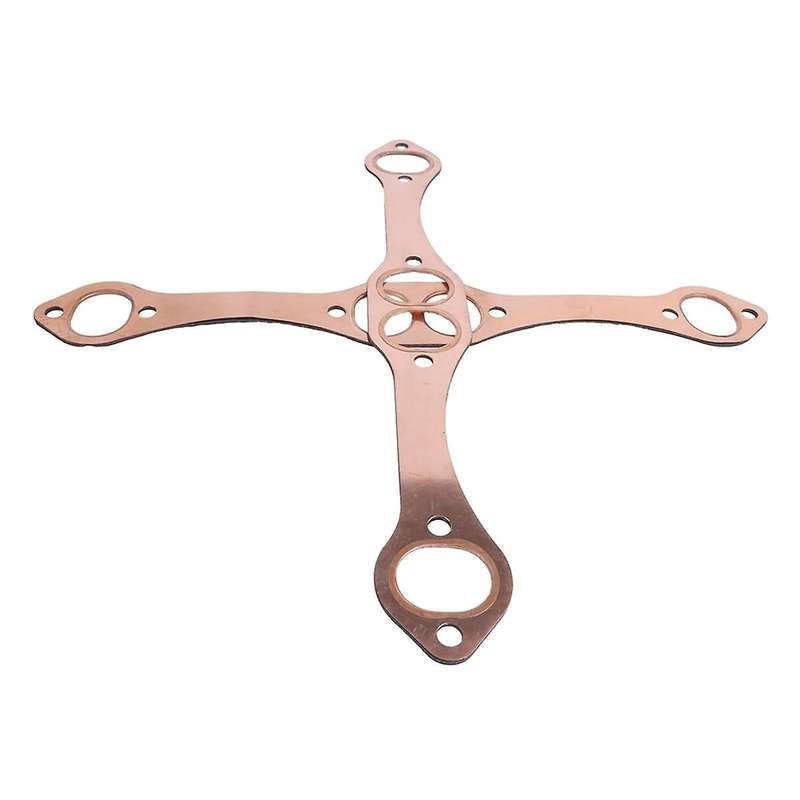 Car Oval Port Copper Exhaust Pipe Gaskets Ph306 for 327 305 383 Engines Gaskets