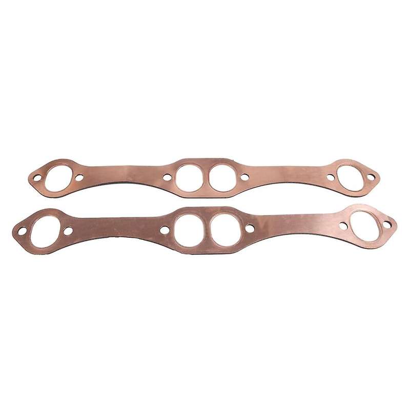Car Oval Port Copper Exhaust Pipe Gaskets Ph306 for 327 305 383 Engines Gaskets