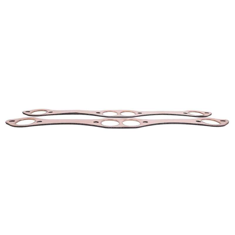 Car Oval Port Copper Exhaust Pipe Gaskets Ph306 for 327 305 383 Engines Gaskets