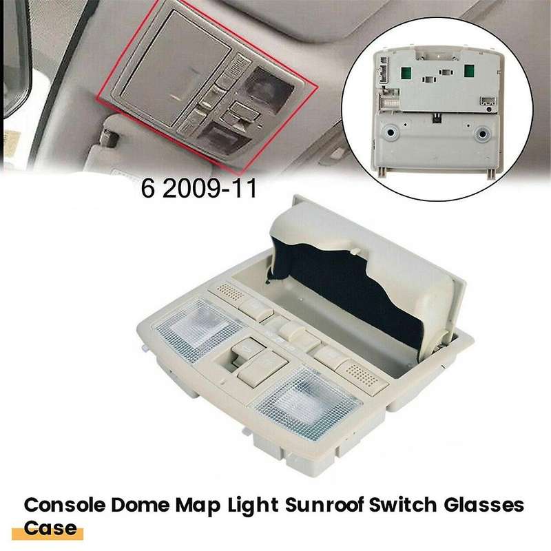 Car Overhead Console Dome Map Light Sunroof Switch Glasses Case GS4C-69-970B-75 for 3 6 -9 09-15 BBM