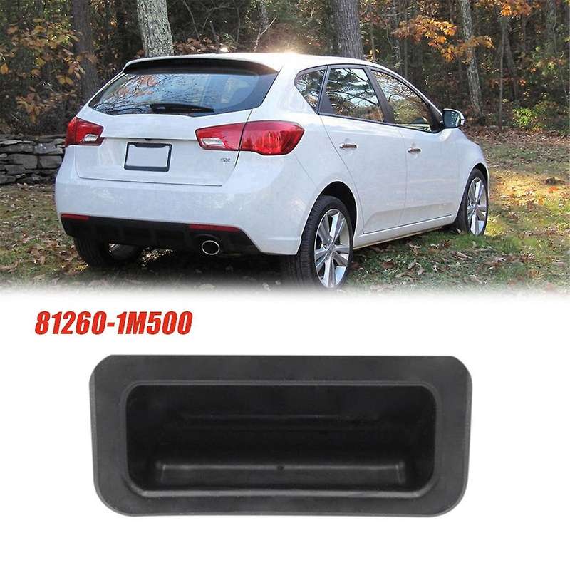 Car Outside Trunk Lid Lock Release Handle 812601M500 for Forte 5 2010-2018 Handle Switch Button Asse