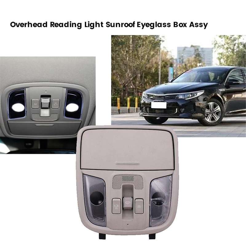 Car OverHead Light Console Reading Lamp 92810-D6100 for 16-20 Sunroof Glasses Box Map Roof Light 928