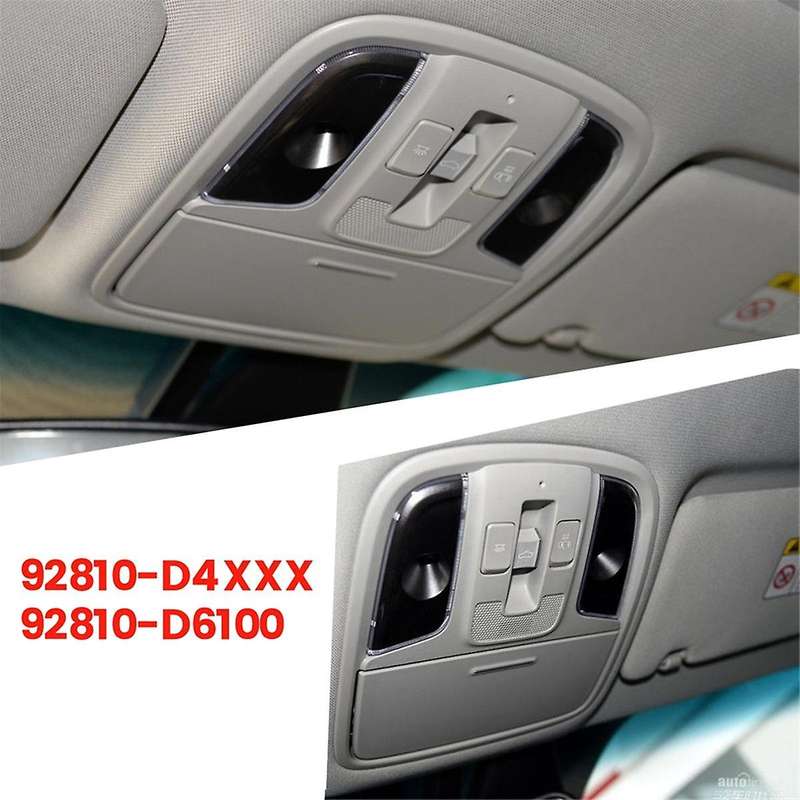 Car OverHead Light Console Reading Lamp 92810-D6100 for 16-20 Sunroof Glasses Box Map Roof Light 928