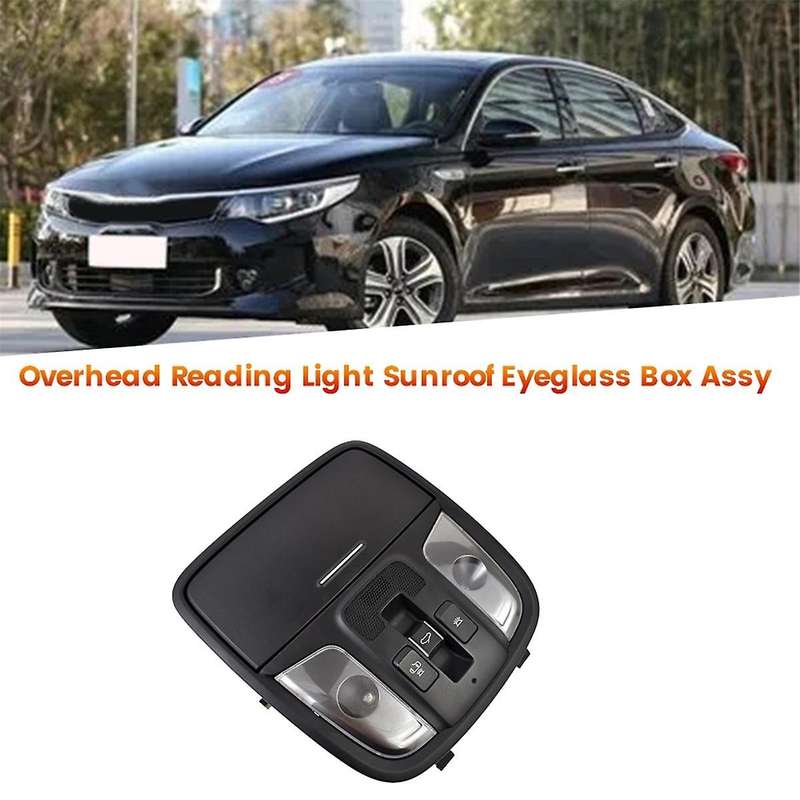 Car Overhead Reading Console Light 92810-D6100 for 16-20 Sunroof Switch Eyeglass Box Lamp Assy 9281