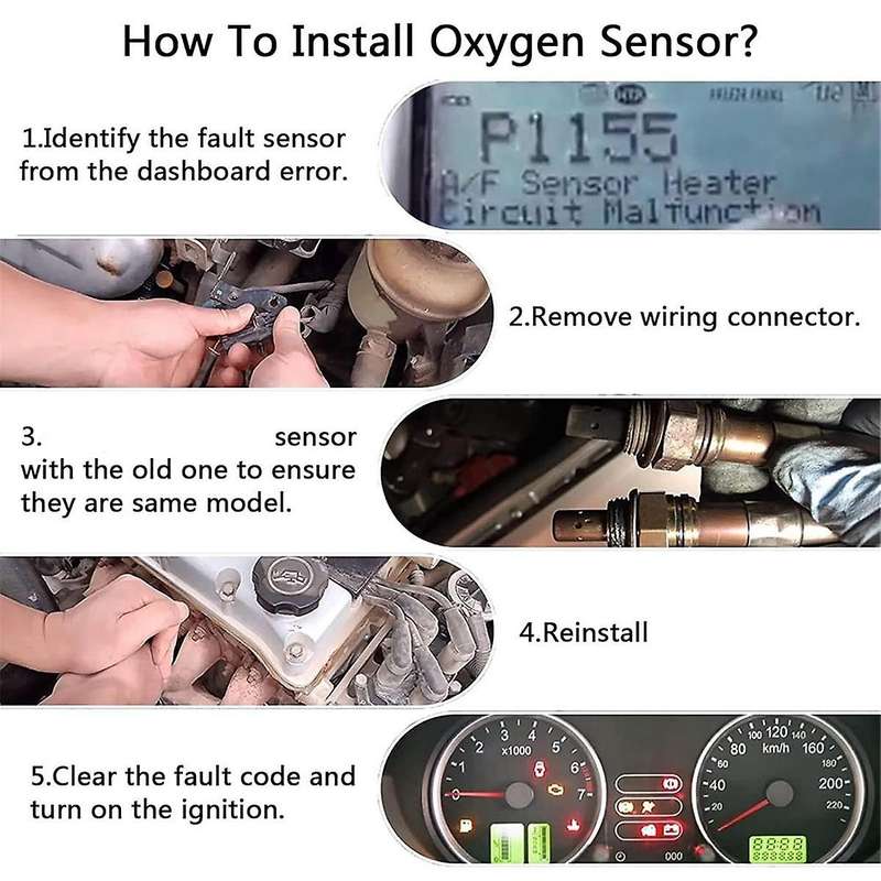 Car Oxygen Sensor Air Fuel Ratio Downstream O2 Sensor Replacement 96419957 for Aveo 1.2L 2007