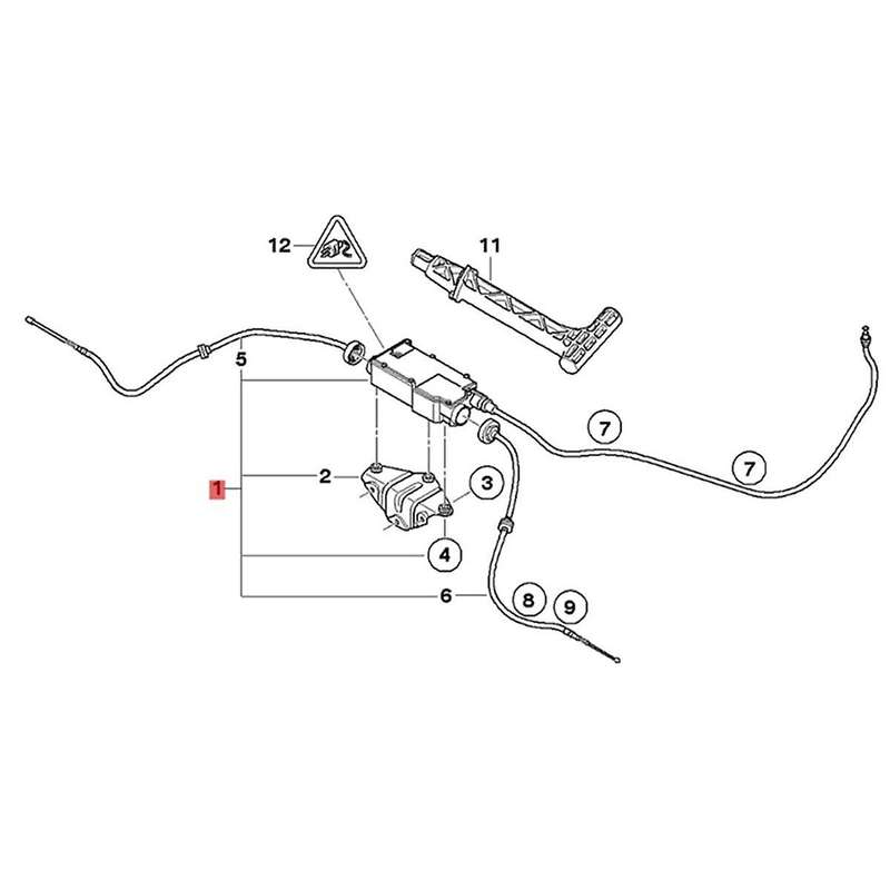 Car Park Brake Module Electronic Handbrake Actuator for X5 X6 E70 E71 E72 2008-2014 34436850289 3443