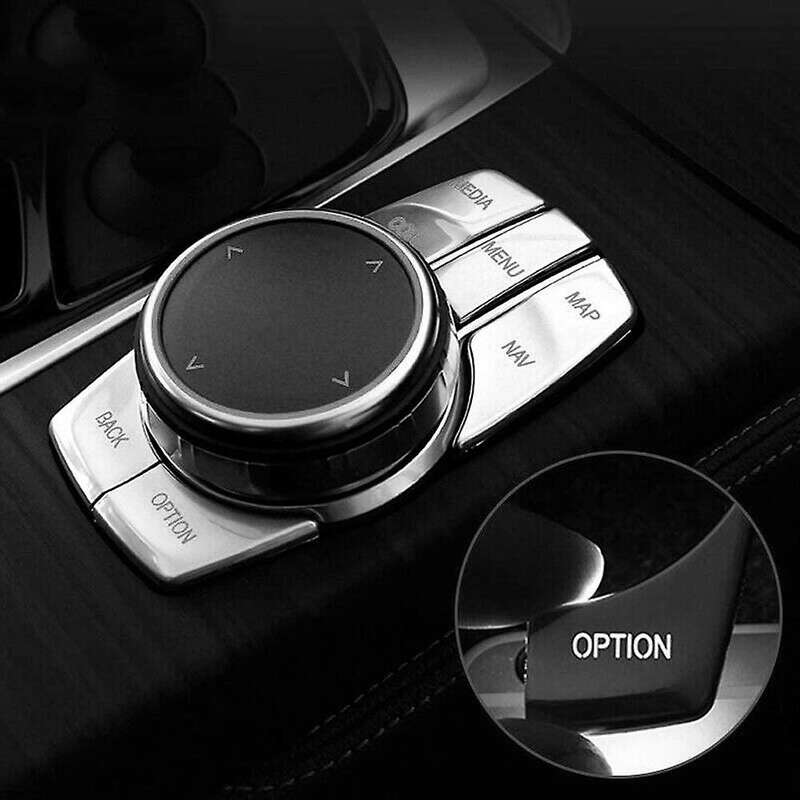Car Parking Brake Button Gear Shift Panel Media Park Control Decorative Cover for 5 Series G30 2017