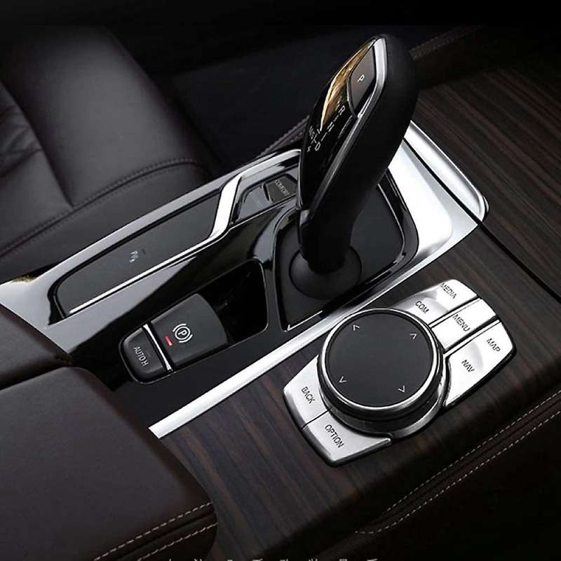 Car Parking Brake Button Gear Shift Panel Media Park Control Decorative Cover for 5 Series G30 2017