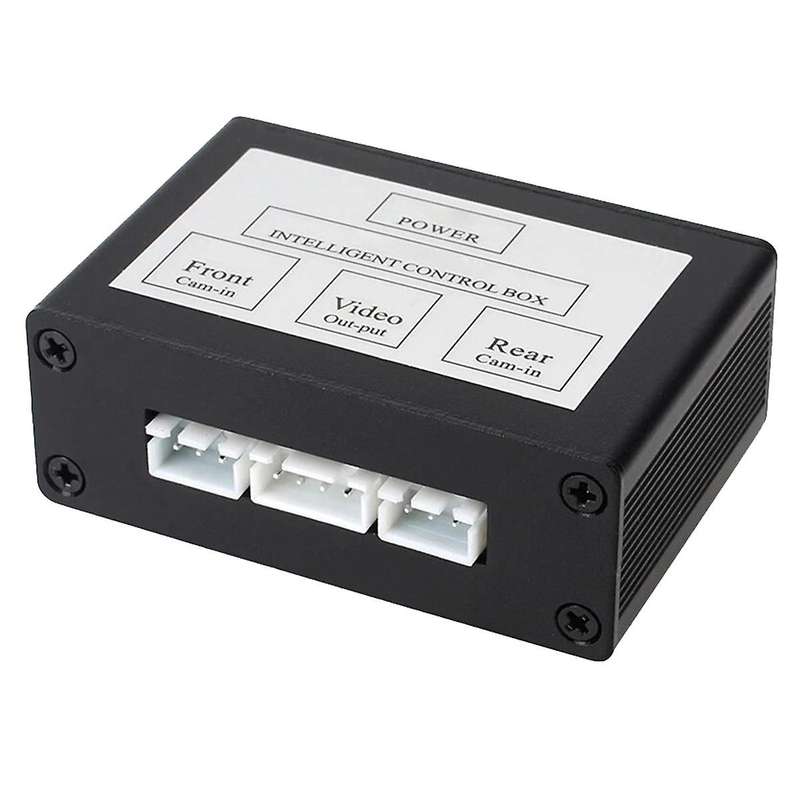Car Parking Camera Video Control System Channel Converter Front and Rear View 2-Way Control Box with