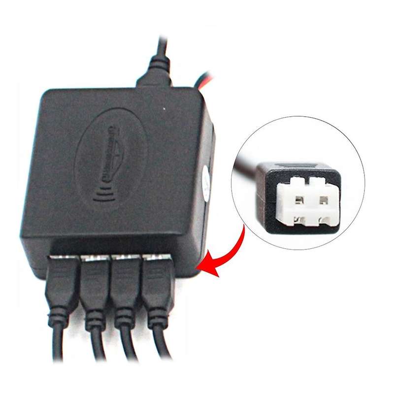 Car Parking Sensor Assistant 4 Sensor Flat Sensors Reverse Sound Buzzer Alarm Sound