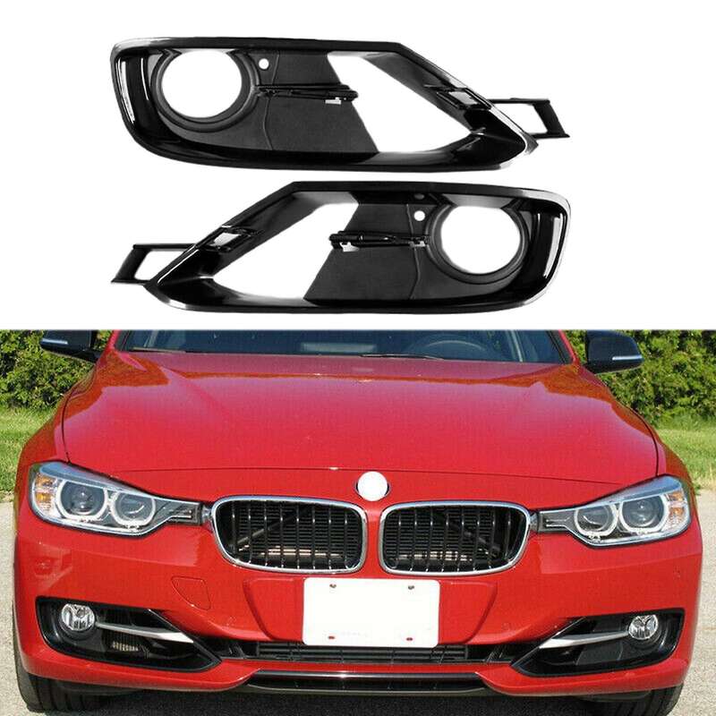 Car Partially Open Grid Fog Light Grille Fit for F30 F31 2012-2015 51117300739 51117300740
